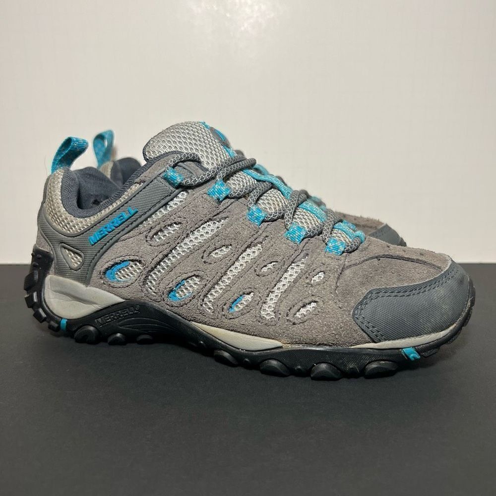 Womens MERRELL Crosslander 2 Gray Hiking Shoes / Size 7